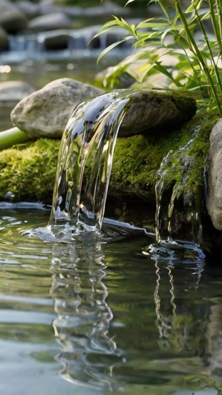 Peaceful water feature