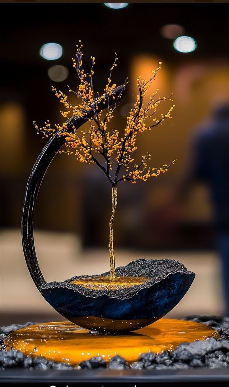 Artistic bonsai representing growth and balance